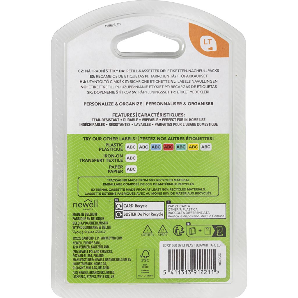 Dymo Tape Plast