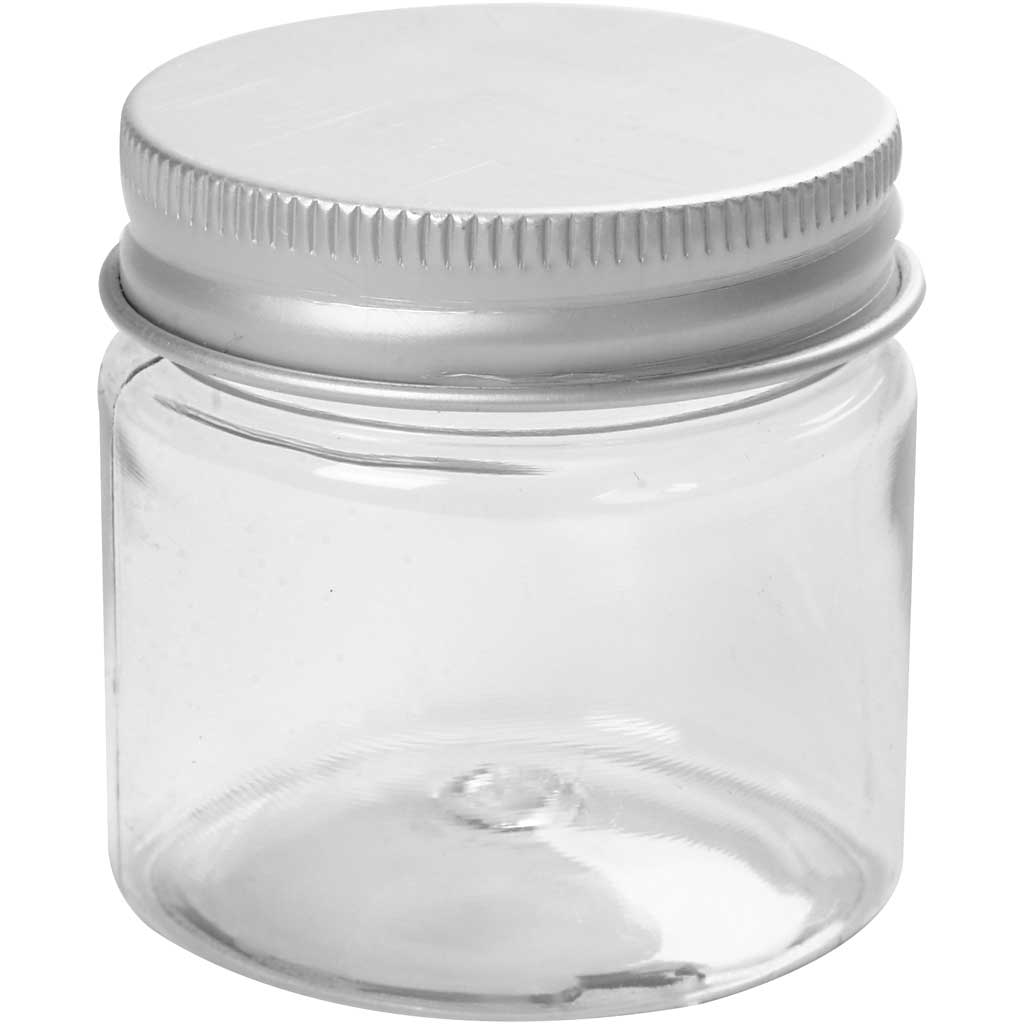 Plastikdåse med låg