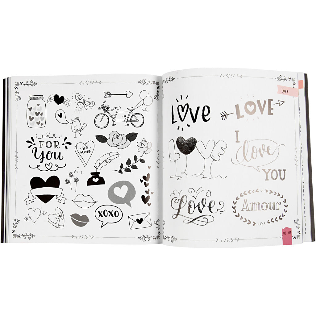 Inspirationsbog til 'Hand Lettering'