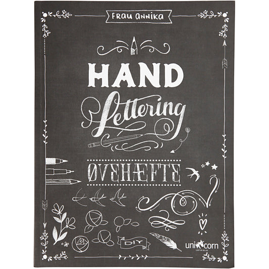 Øvehæfte til 'Hand Lettering'