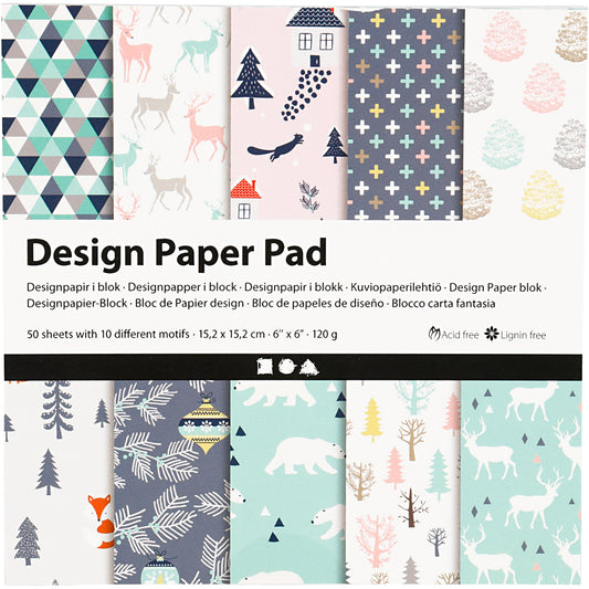 Designpapir i blok
