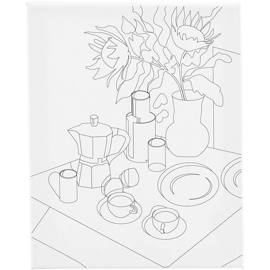 Malerlærred med print