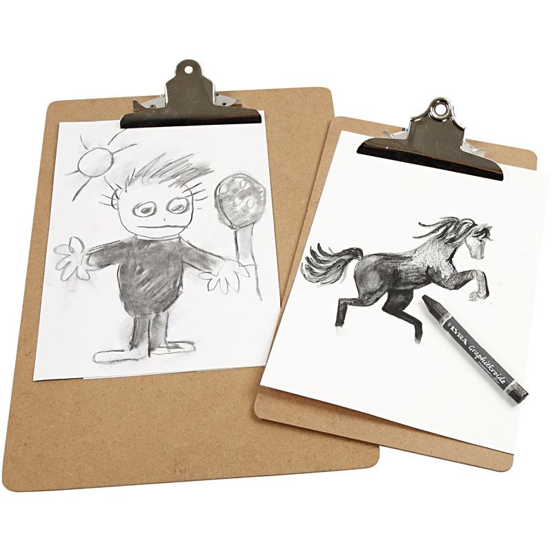Clipboard/tegneunderlag