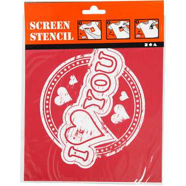 Screen stencil
