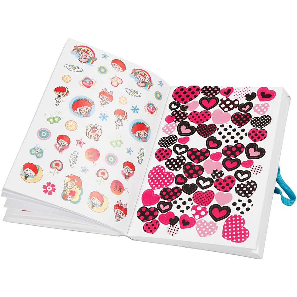 Bog med stickers