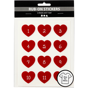 Rub on stickers