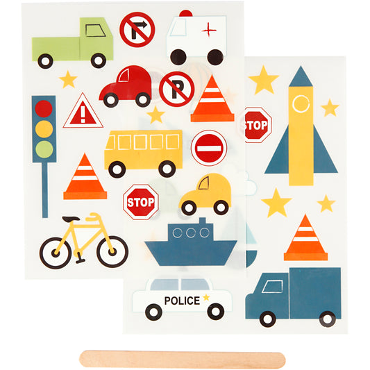 Rub on stickers