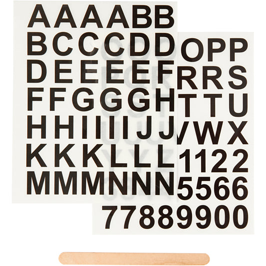 Rub on stickers