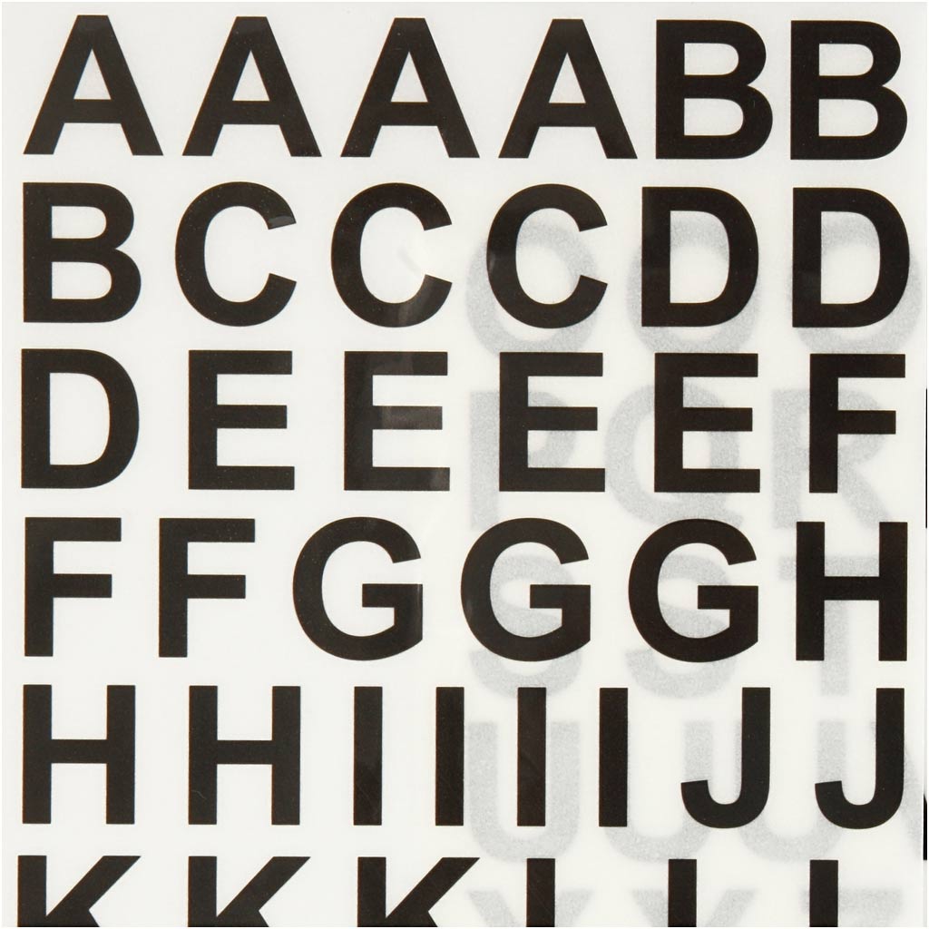 Rub on stickers