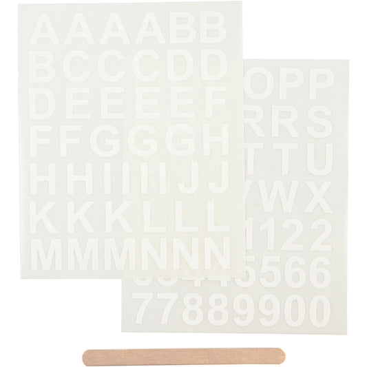 Rub on stickers