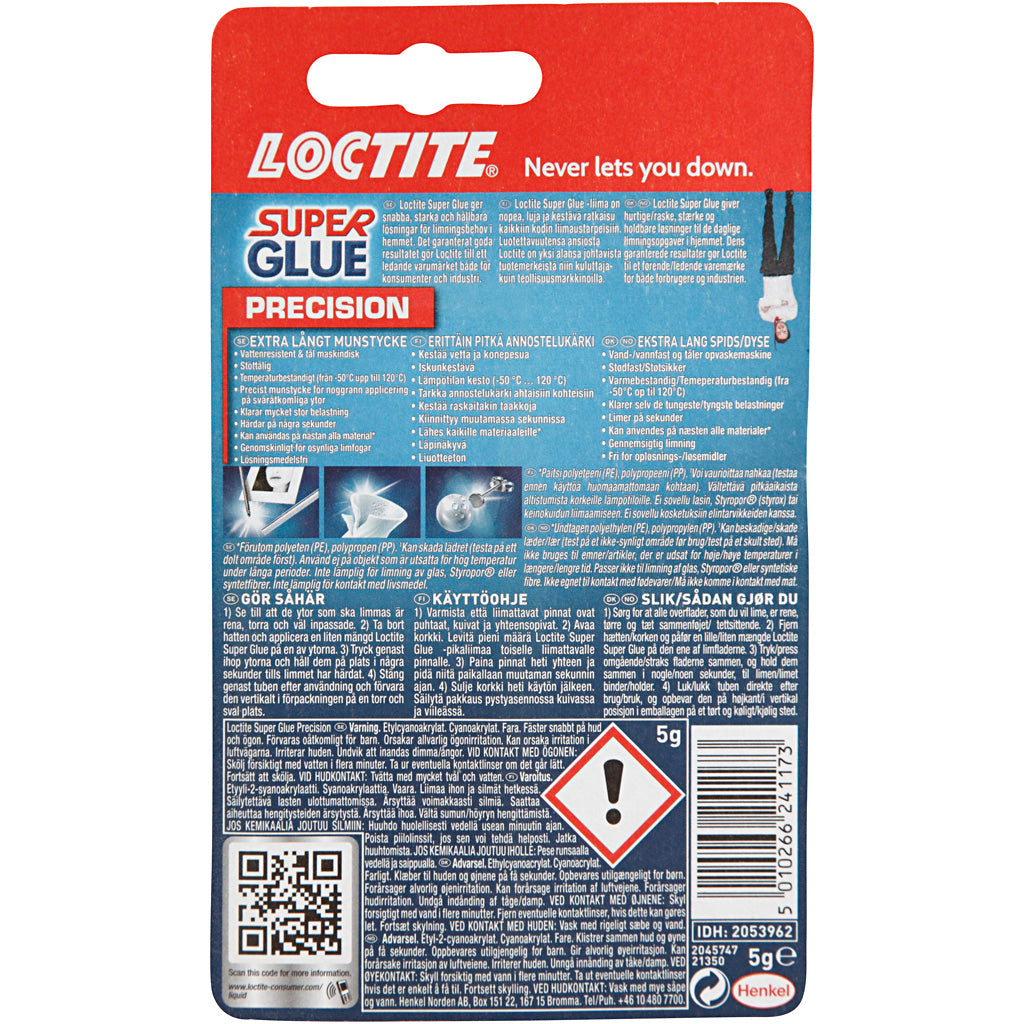 Loctite - Precision sekundlim