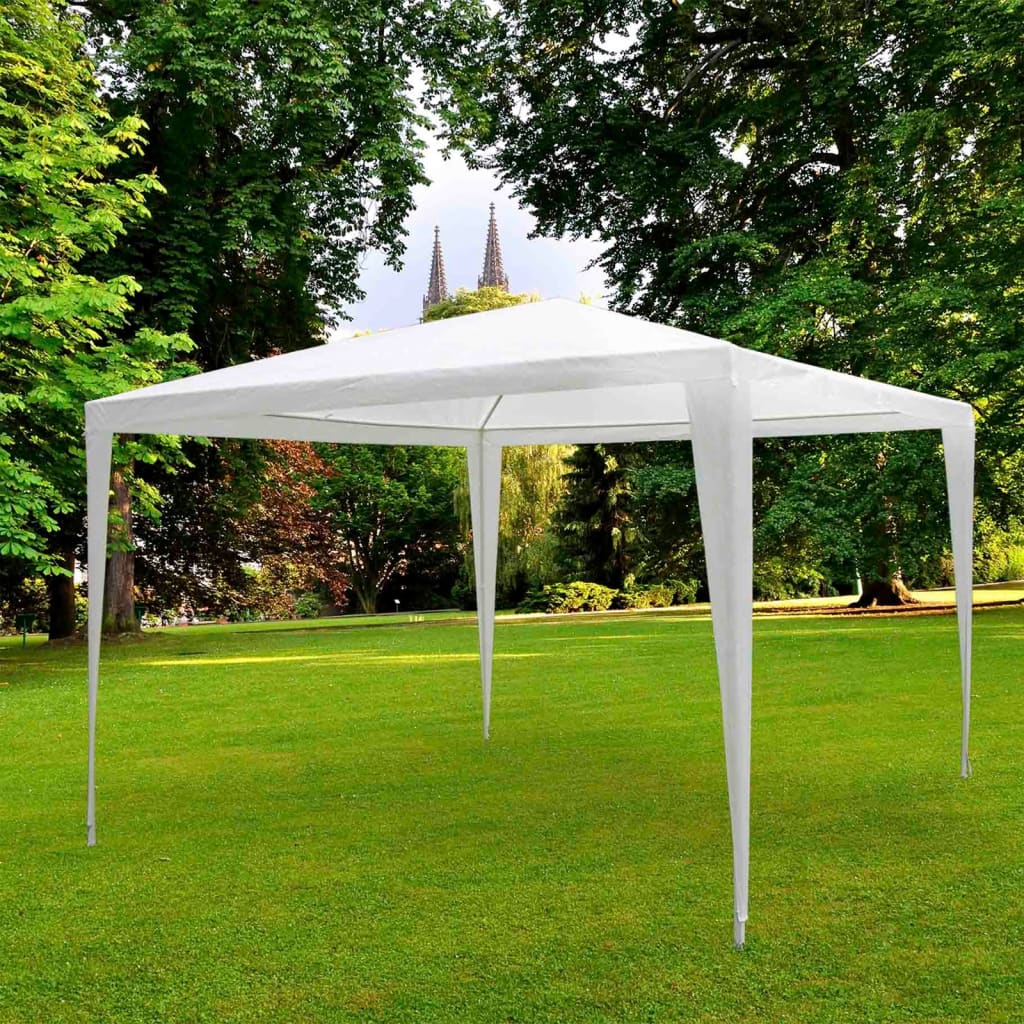 vidaXL pavillon 3 x 3 m hvid