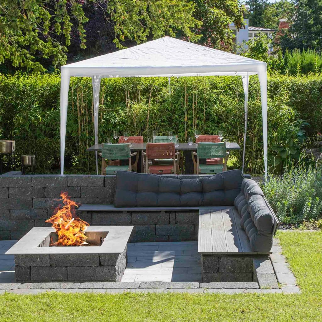 vidaXL pavillon 3 x 3 m hvid