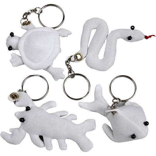 Stoffigurer med nøglering