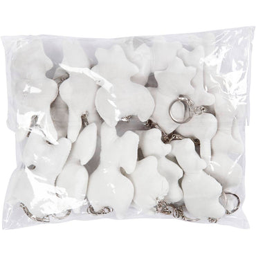 Stoffigurer med nøglering