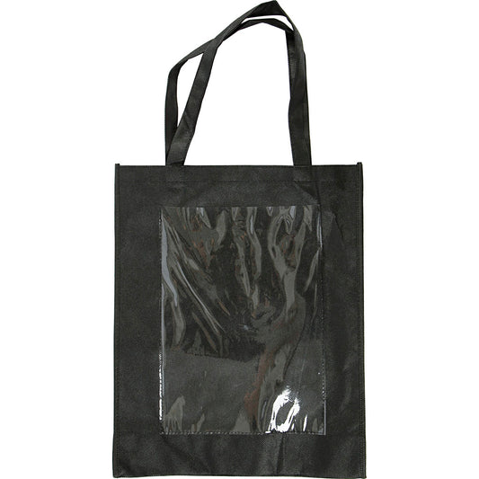 Taske med plastfront