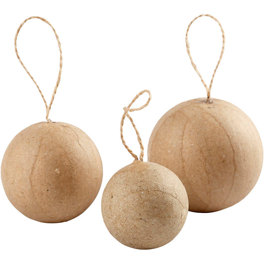 Kugler i papmache