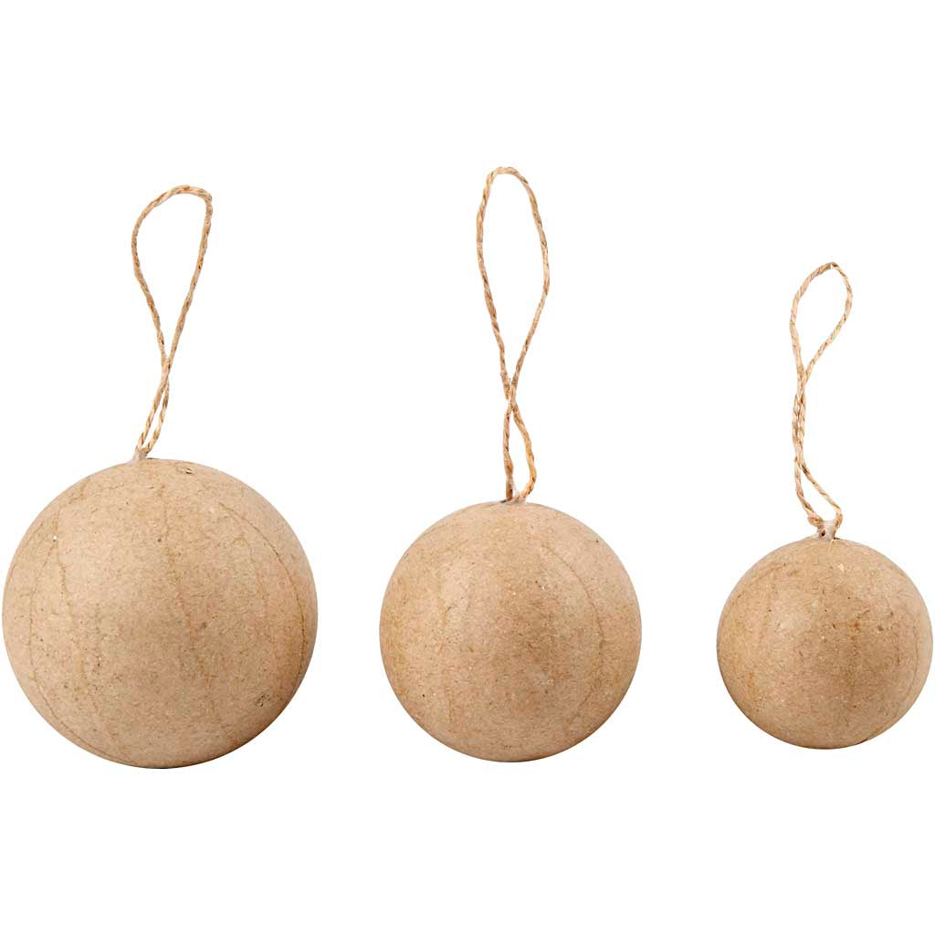 Kugler i papmache
