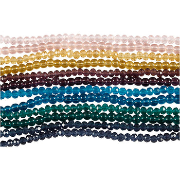 Glas- og facetperler