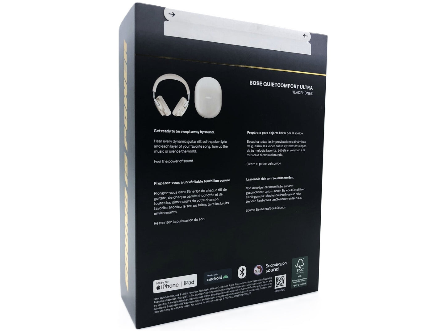 Bose QuietComfort Ultra Trådløs Kablet Hovedtelefoner Beige Hvid