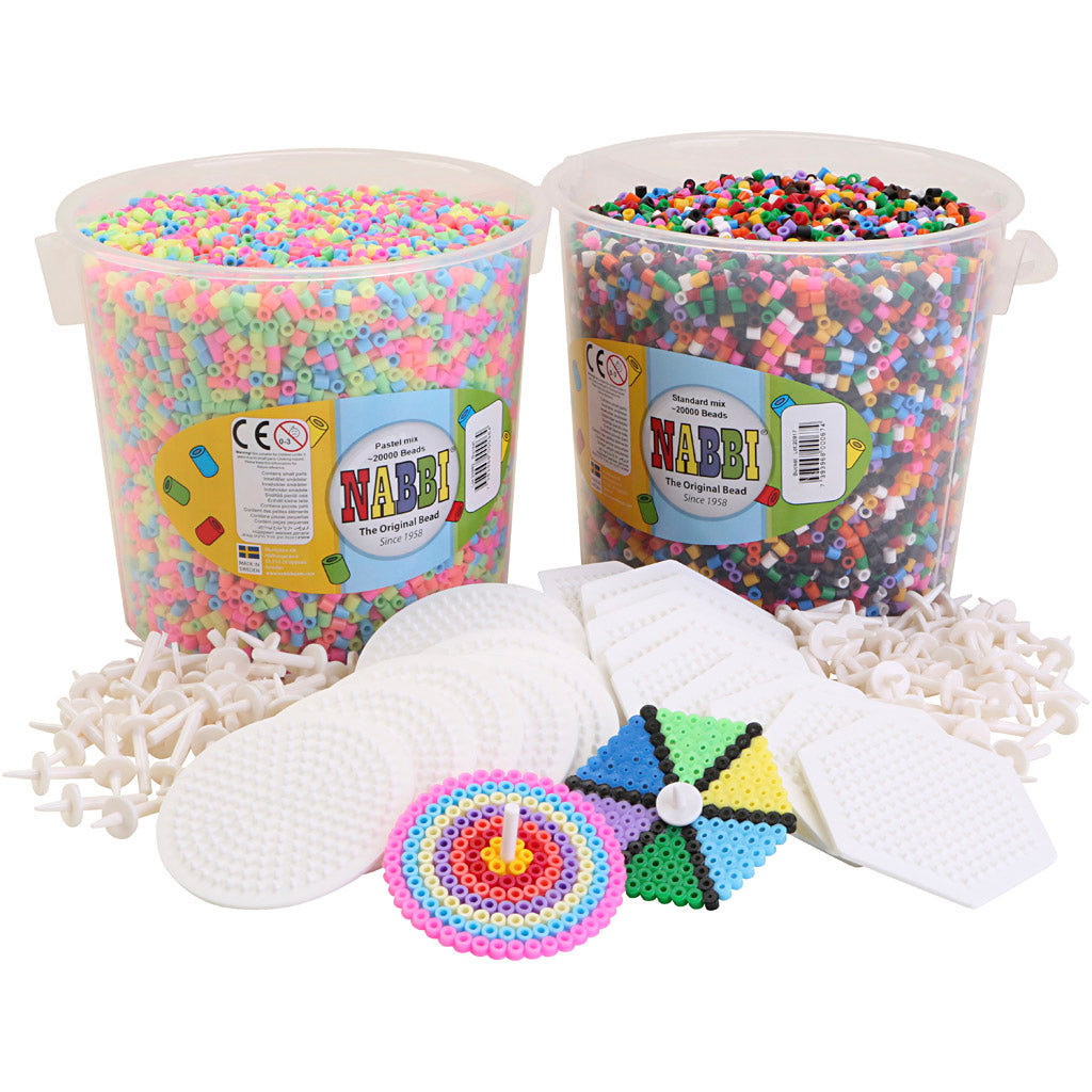 Snurretop-startsæt med rørperler