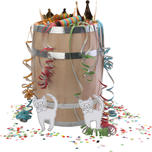 Fastelavnstønde inkl. dekosæt