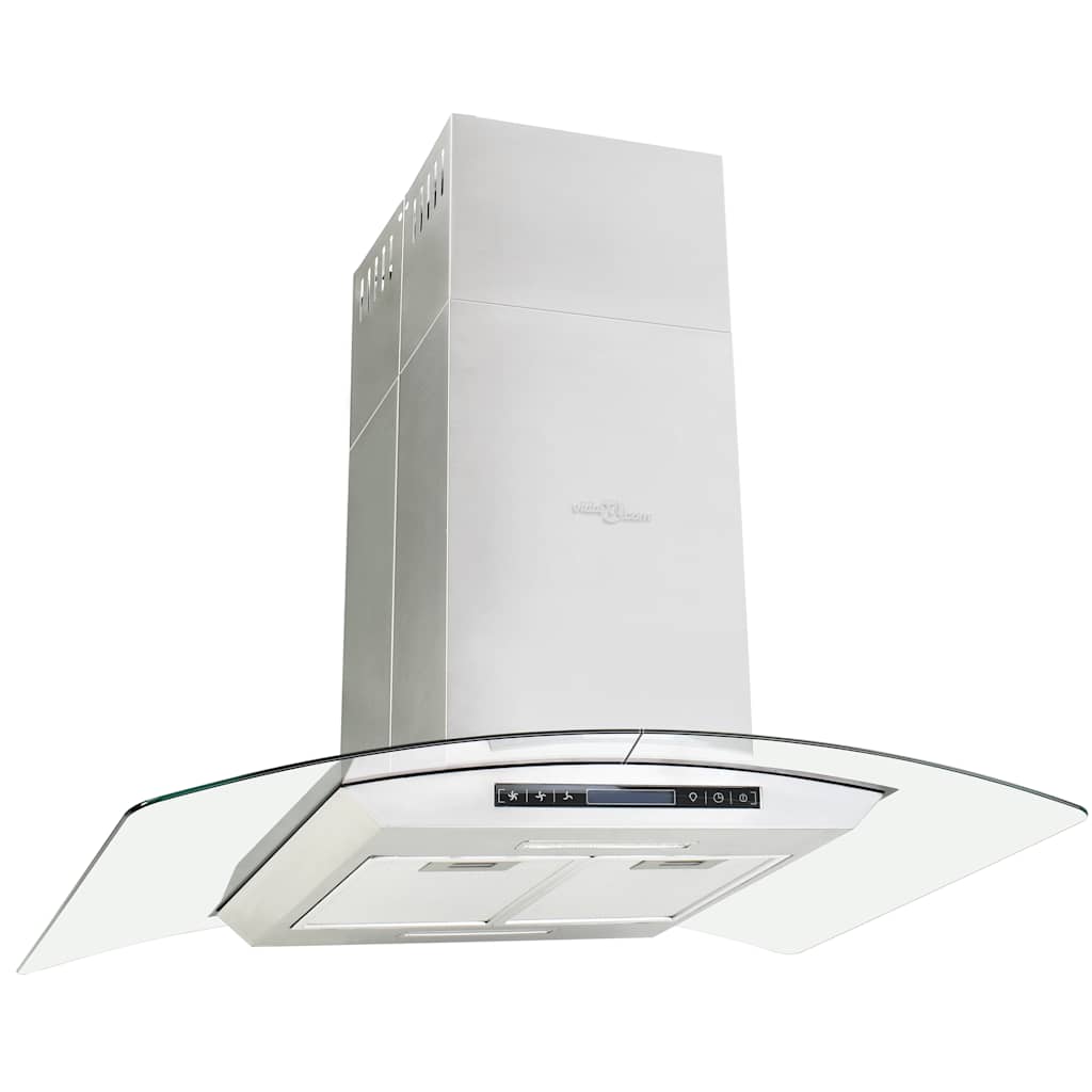 ø-emhætte 90 cm LCD-display touchsensor 756 m³/t. LED
