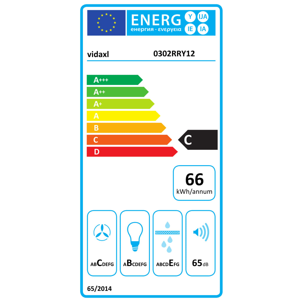 ø-emhætte 90 cm rustfrit stål 756 m³/t LED