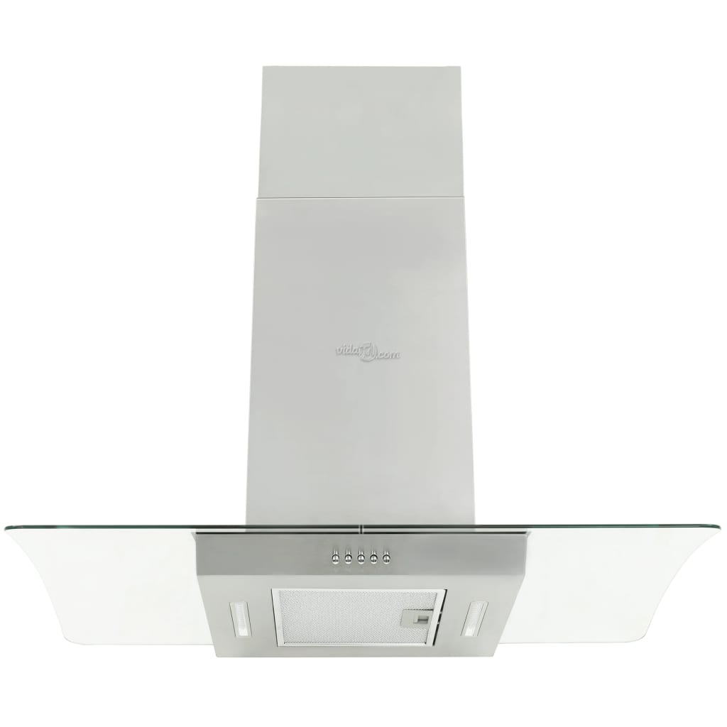 ø-emhætte 90 cm rustfrit stål 756 m³/t. LED