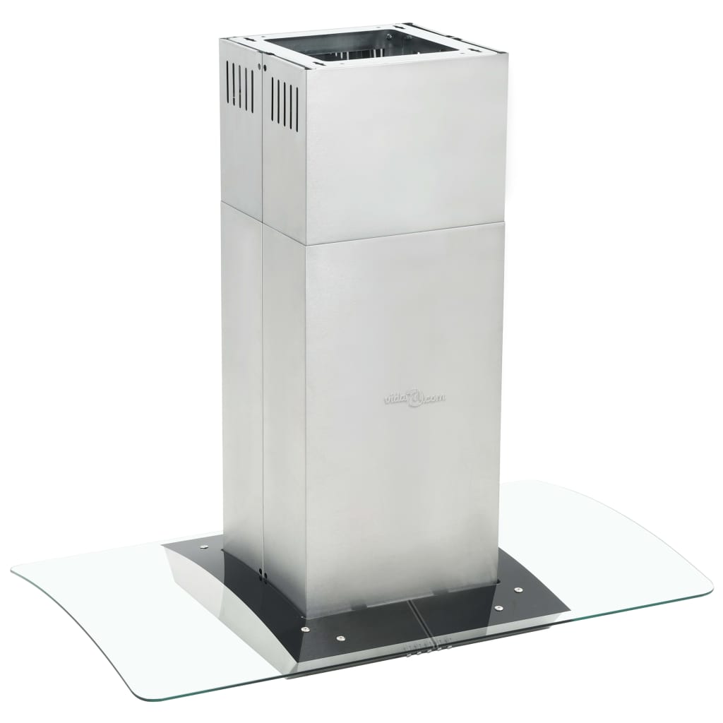 ø-emhætte 90 cm rustfrit stål 756 m³/t. LED