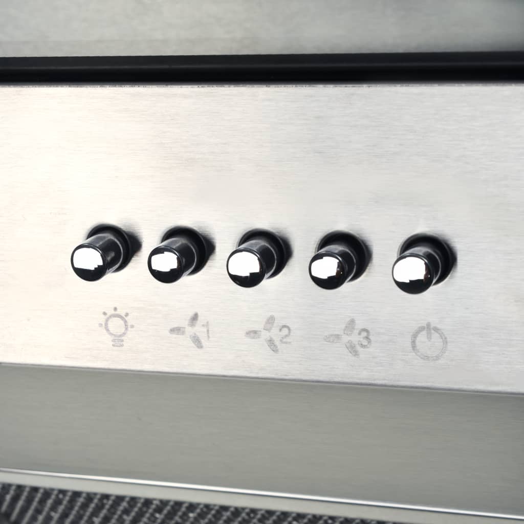 ø-emhætte 90 cm rustfrit stål 756 m³/t. LED