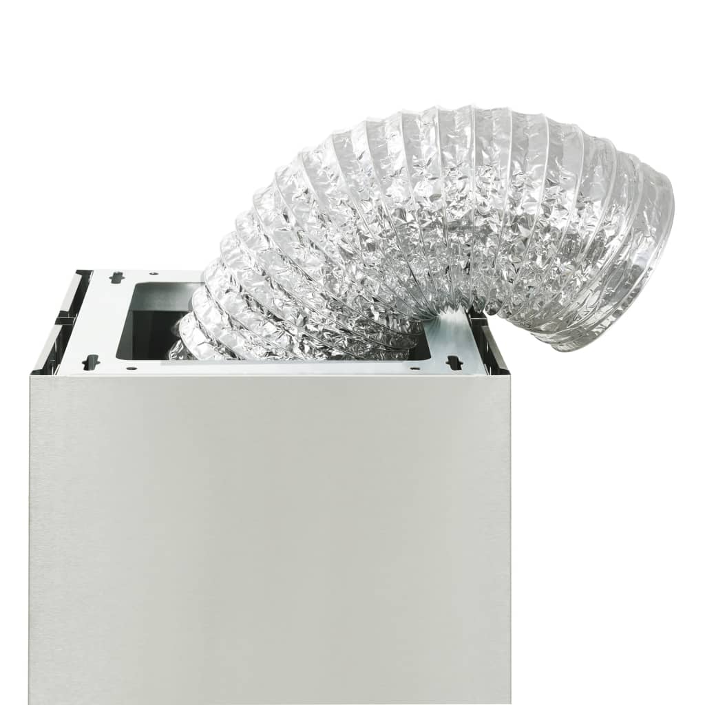 ø-emhætte 90 cm rustfrit stål 756 m³/t. LED