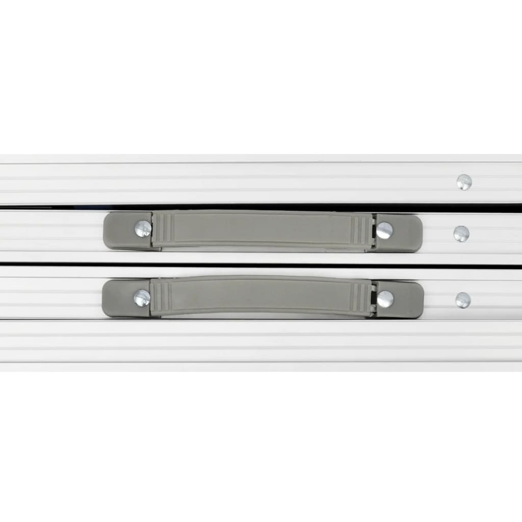 sammenklappeligt campingbord justérbart aluminium 240 x 60 cm