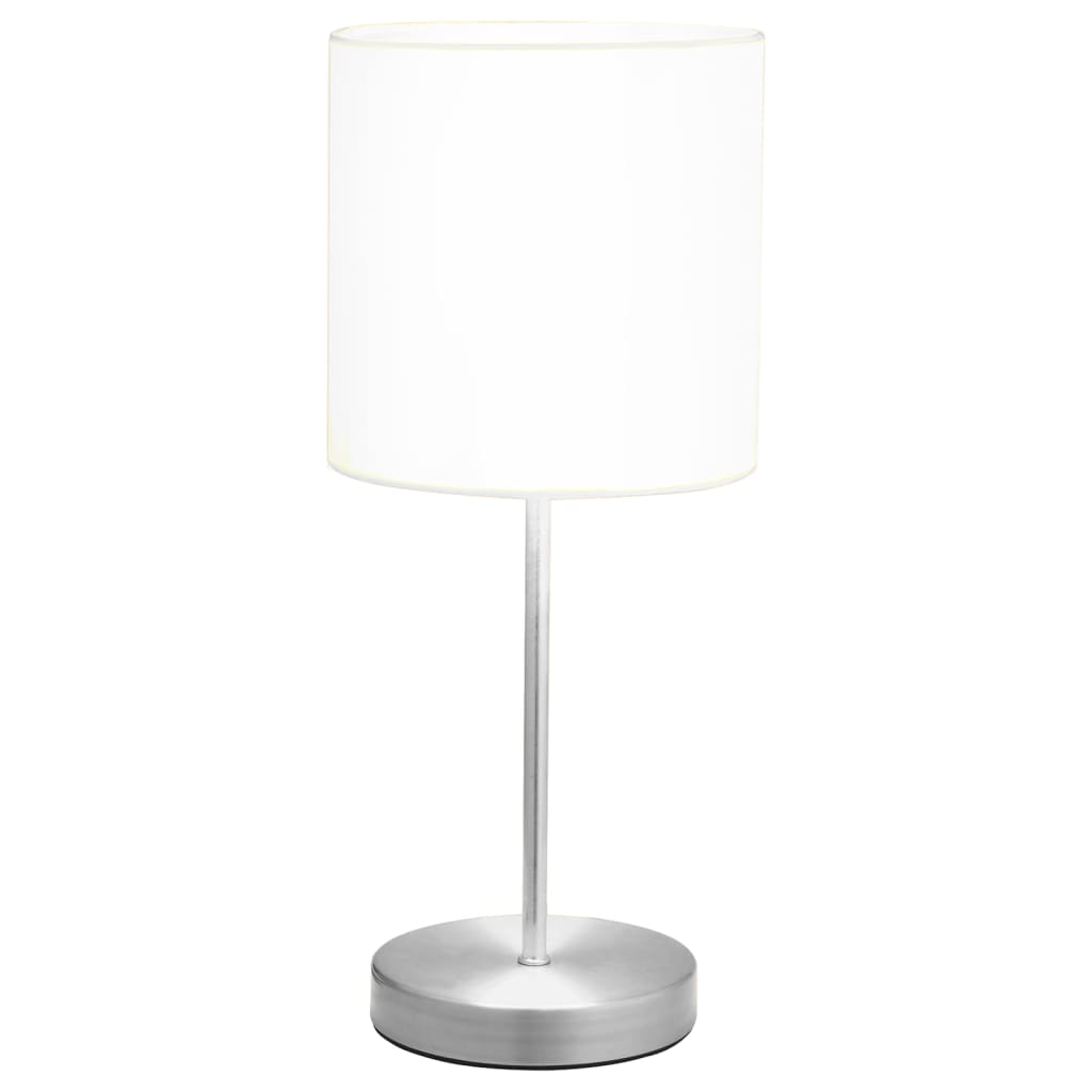 bordlamper 2 stk. touch-knap E14 hvid
