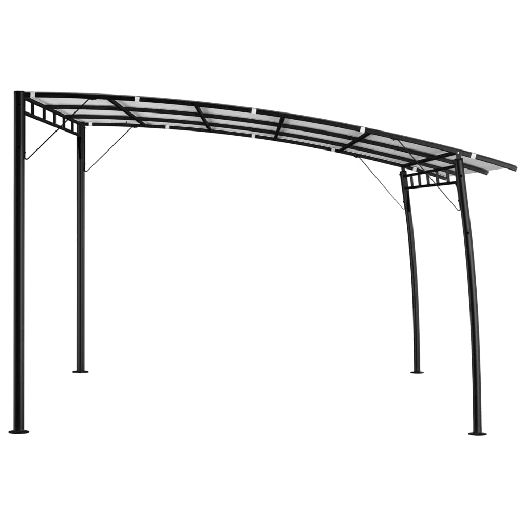 fritstående markise 4x3x2,55 m cremefarvet