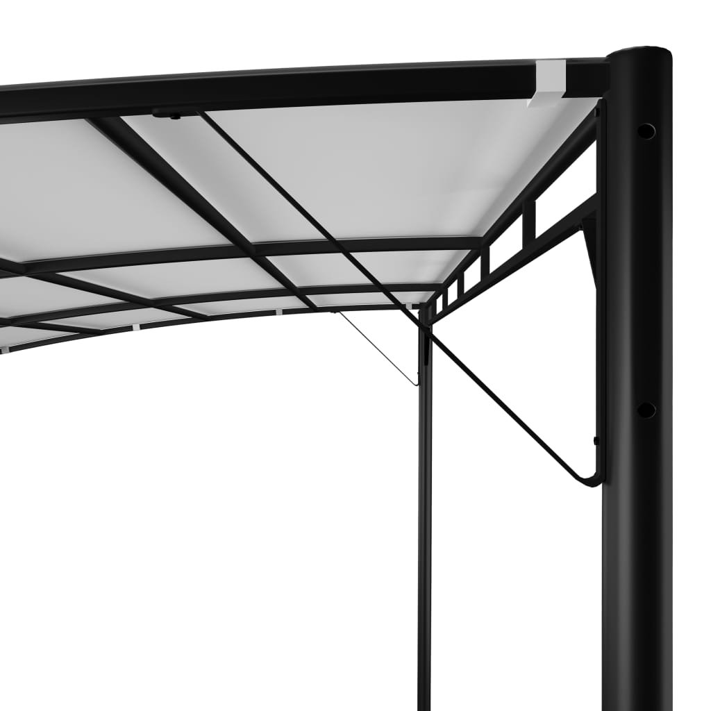 fritstående markise 4x3x2,55 m cremefarvet