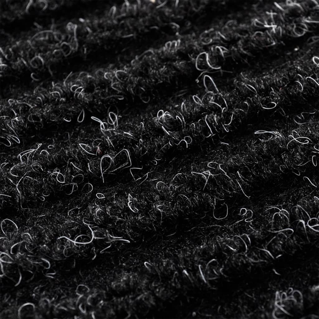 dørmåtte 117x220 cm PVC sort