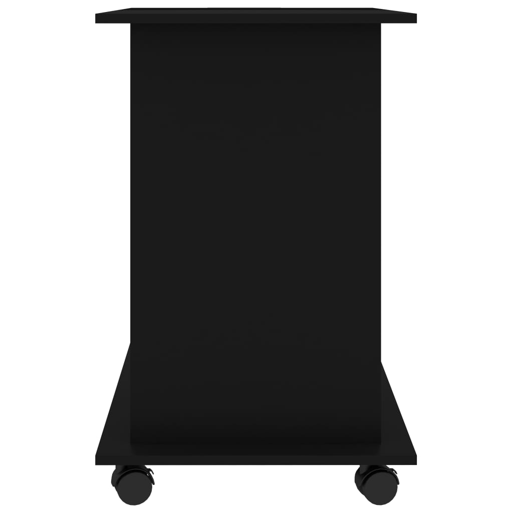 Computertisch 80x50x75 cm Holzwerkstoff schwarz