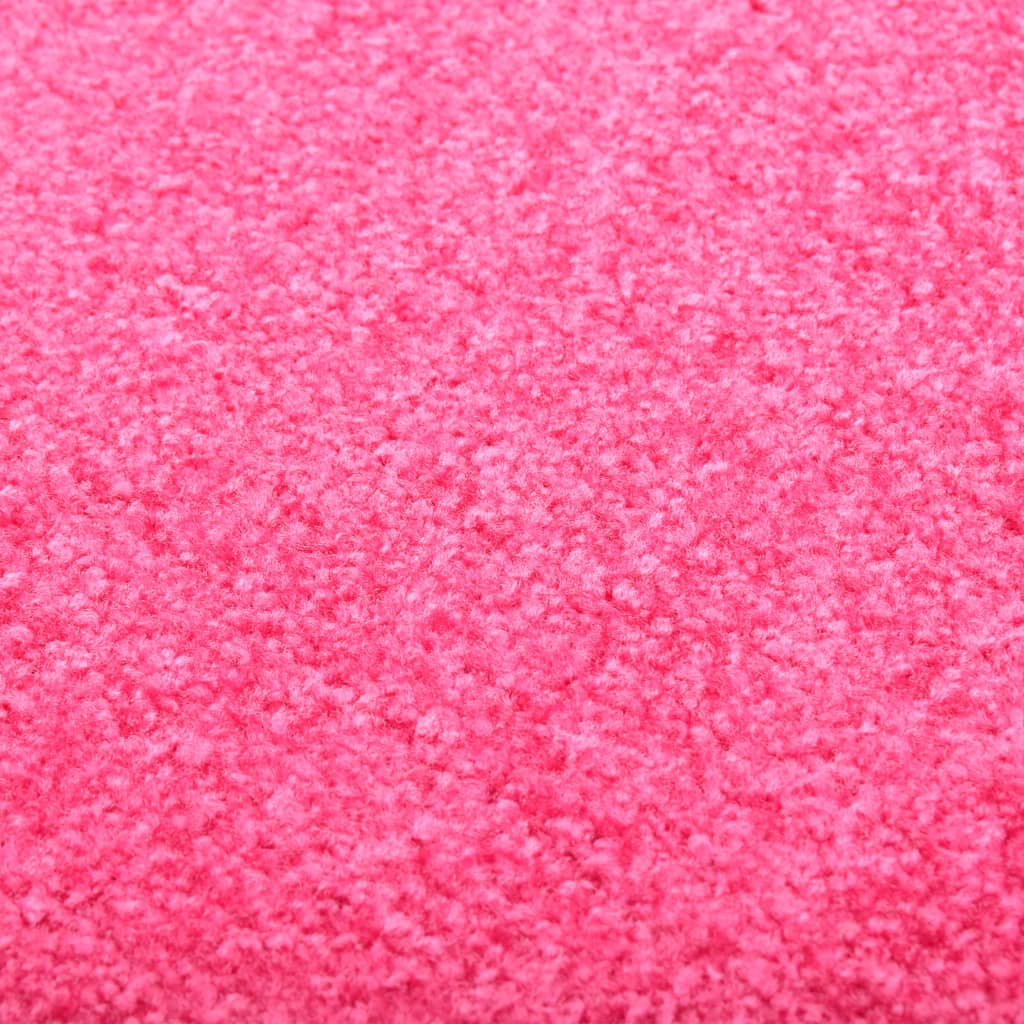 tvättbar dörrmatta 60x90 cm rosa