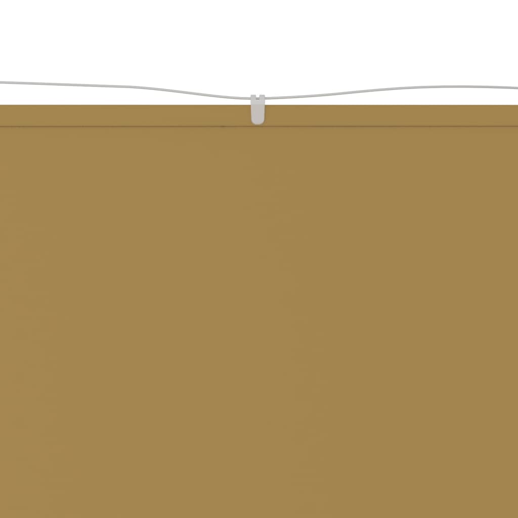 lodret markise 100x1200 cm oxfordstof beige