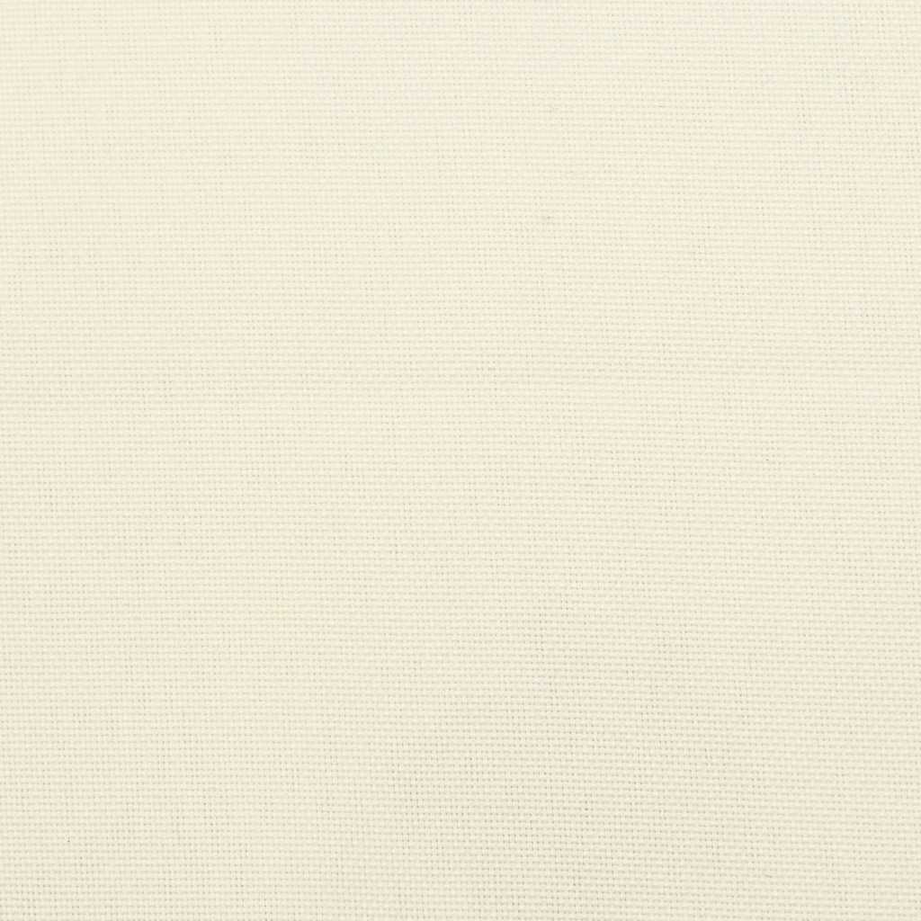 hynde til havebænk 120x(50+50)x7 cm oxfordstof cremehvid