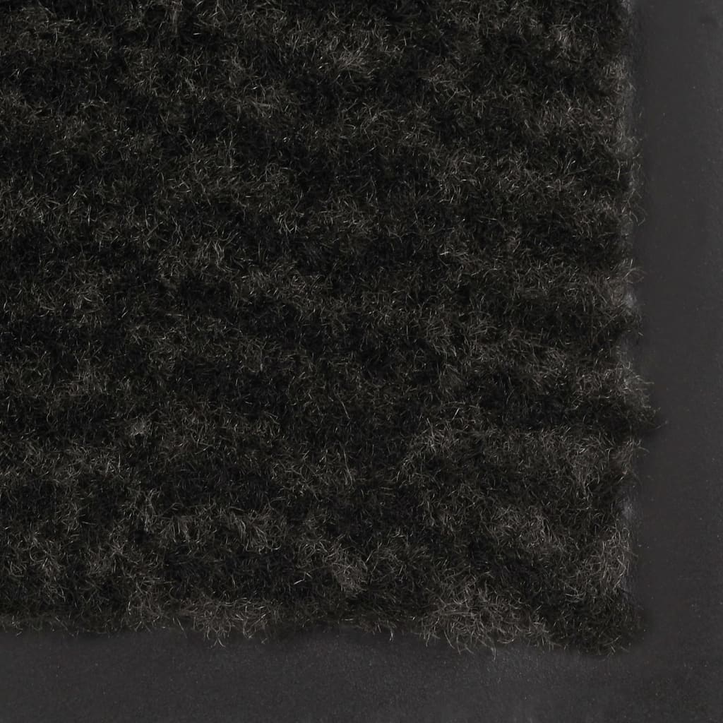 dørmåtte 60x180 cm tuftet sort