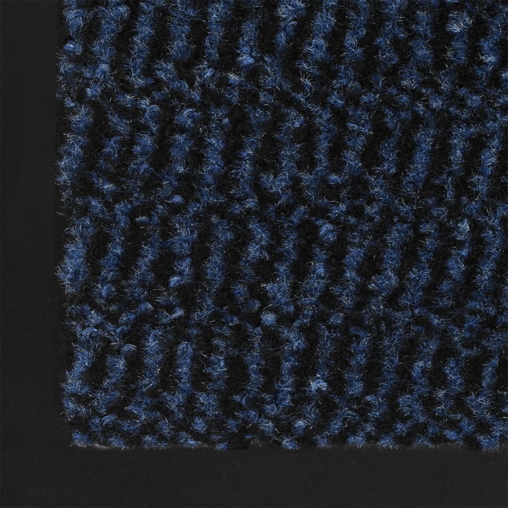 dørmåtte 60x180 cm tuftet blå