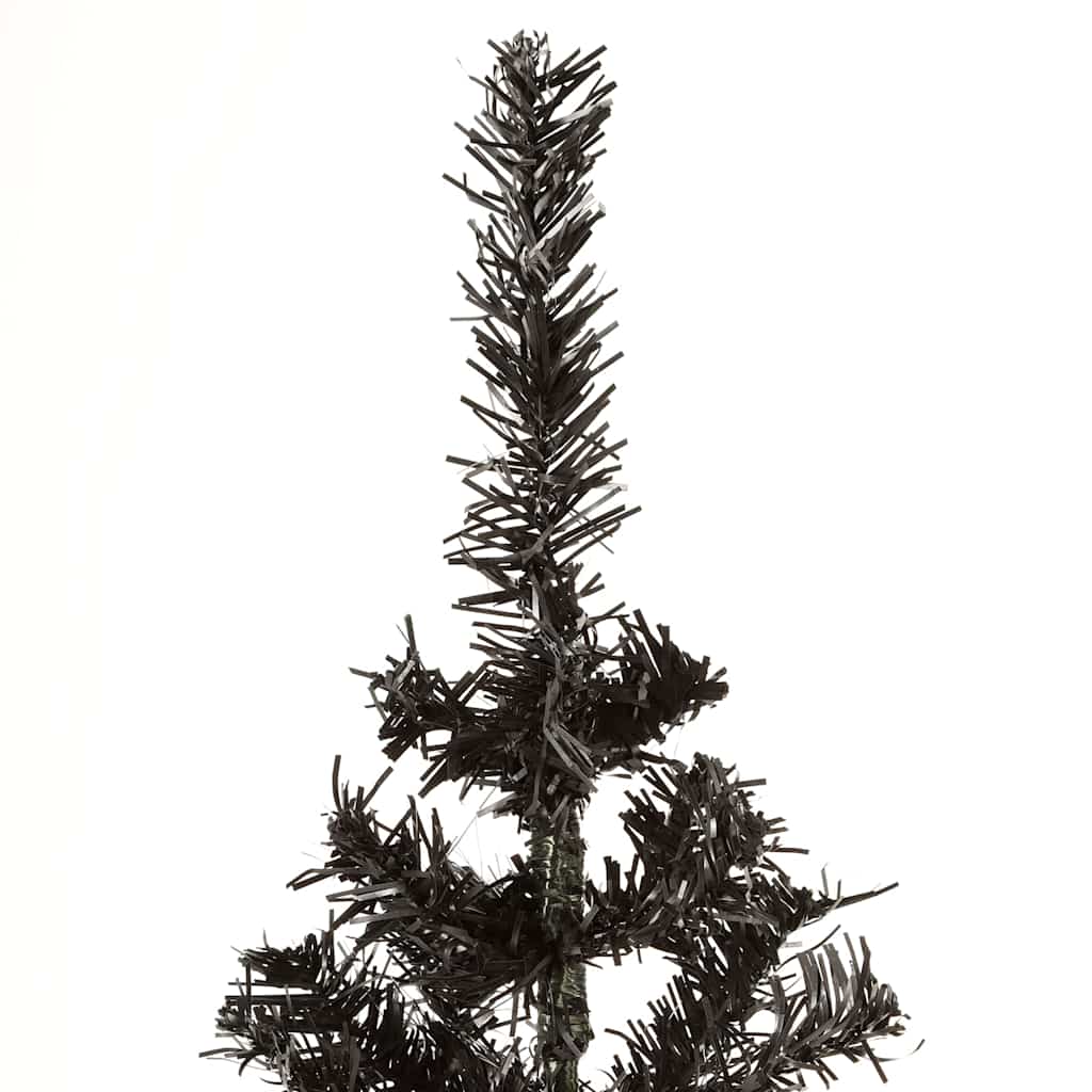 schmaler Weihnachtsbaum 150 cm schwarz