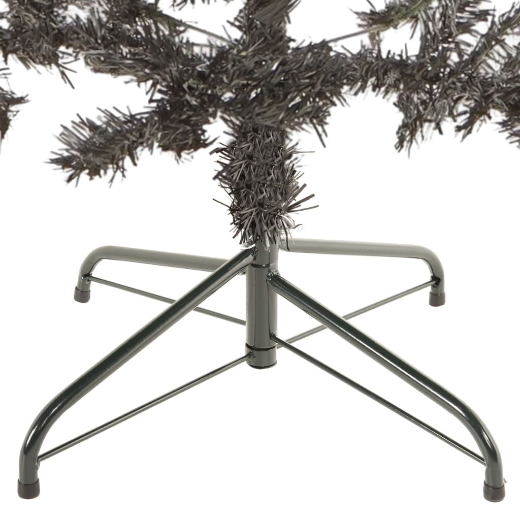 schmaler Weihnachtsbaum 180 cm schwarz