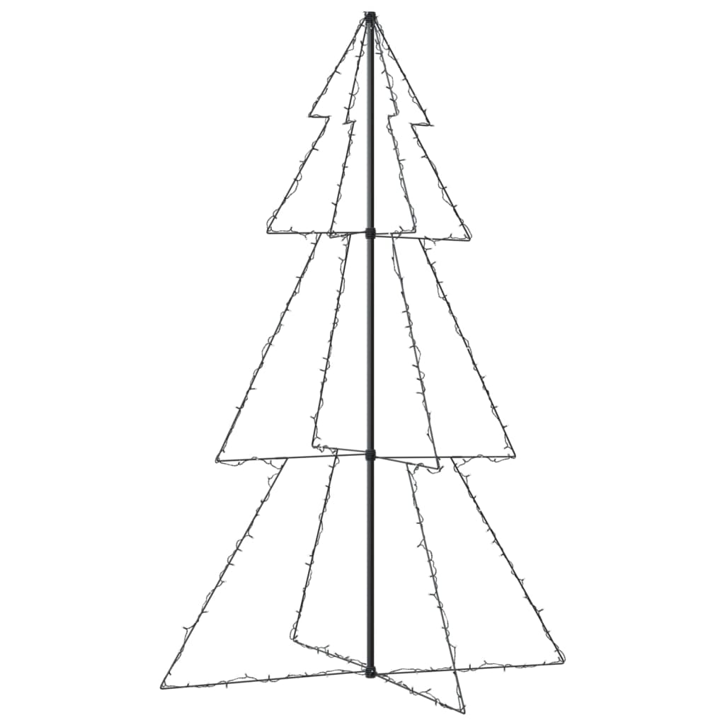 lysende juletræ 118x180 cm 240 LED'er indendørs/udendørs