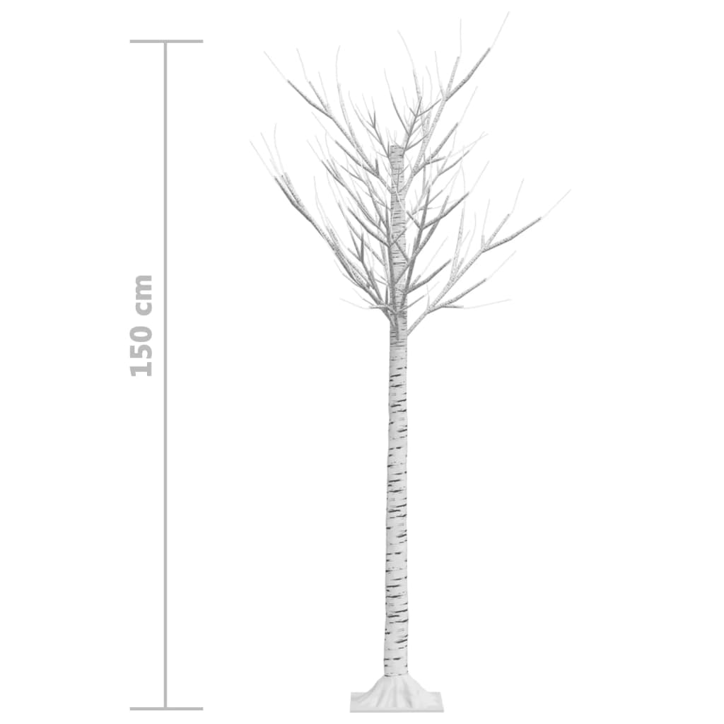 Lichterbaum 140 LEDs 1,5 m Innen-/Außenpfeil warmweißes Licht