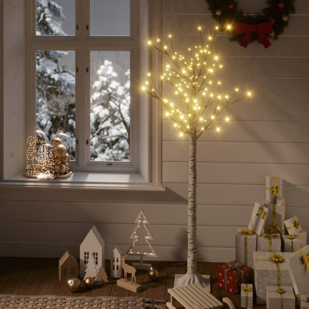 Lichterbaum 140 LEDs 1,5 m Innen-/Außenpfeil warmweißes Licht
