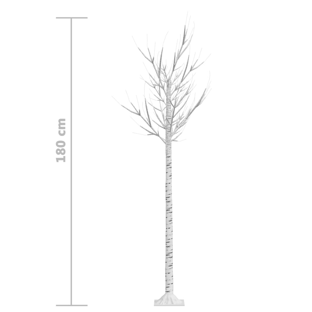 Lichterbaum 180 LEDs 1,8 m Innen-/Außenpfeil warmweißes Licht