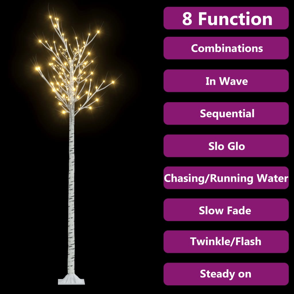 Lichterbaum 200 LEDs 2,2 m Indoor/Outdoor Pfeil warmweißes Licht
